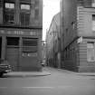 Glasgow, Gorbals Lane, Victoria Brass Foundry
View from NE from junction with Oxford Street