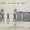 Elevations of Royal Insurance Company offices, Union Street.  
