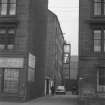 Glasgow, 210 Ballater Street, Quilt Factory
View looking SW down lane showing Quilt Factory in background