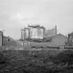 Glasgow, 229-231 Castle Street, St Rollox Chemical Works
View from SSW showing holders and blocks on S front of works