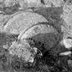 View showing millstones