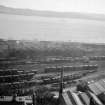 View looking S from staff club showing engine shed