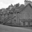 View from S showing part of SW and SE fronts of houses on N side of Teith Road