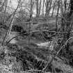 View looking W showing lade and weir