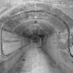North tunnel, view of interior from entrance to North.