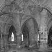 Glasgow Cathedral, lower church. Vaulted area at east end, view from the NE.