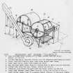 Annotated sketch, Assembly of Threshing Machine (pencil on film, A4, sheet 2 of 7)