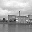 View from WSW showing WSW front of Pickfords' Warehouse with refuse destructor in left background