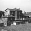 View from SE showing SSW and ESE fronts of main station building