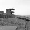 Scanned image of Battery Observation posts (towers) for  W.W.2 twin 6-pounder gun emplacements, general view from North
