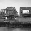 Kincardine Bridge - third of sequence of four photographs showing the last opening of the bridge