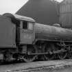 View showing locomotive (61261) outside railway works