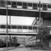 Glasgow, Hutchesontown.
Detail of bridges in Area E from West .