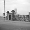 View from ENE showing ESE front of gateway to works