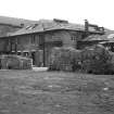 View from ENE showing ESE front of N block with part of central (N) block in background