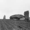 General view.
Glass half-plate negative, captioned 'Remains of Stone Circle at Bourtie May 1901'.