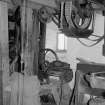 Interior
View showing pulleys and other machines