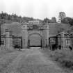 Dunkeld, Dunkeld House, Dunkeld Lodge and Gate.
View of Dunkeld Lodge and Gate from South-West.