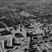 Glasgow, Hutchesontown.
Oblique aerial view from South-East showing area D under construction.