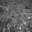 Oblique aerial view showing Lanark.