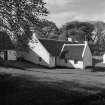View of cottage in Swanston Village Edinburgh
