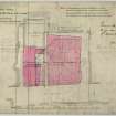 site plan showing buildings to be removed-Contract drawing signed by John Marns and Son, 19 March 1887
u.s.   Dated "4 March 1887". Digital image of B/68874/CN.