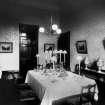 Perth, St Leonard Street, Station Hotel.
Interior view of a Dining Room.
Insc: "Queen Victoria's Table"
Digital image of B 19672