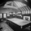View of billiards room at 2 Lancaster Cresent, Glasgow.
