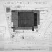 Block plan.
Titled: 'Royal Burgh of Rothesay Proposed Municipal Pavilion.'
Scanned image of E 12447.