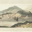 Photographic copy of engraving of Rodel Harbour.
Digital image of C 33455 CN