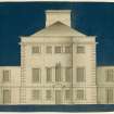 Finlaystone House
Photographic copy of drawing of front elevation.