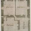 Finlaystone House
Photographic copy of plan of attic floor.

