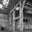 Interior.
View of cast iron supports in erecting shop.
Digital image of B 13166