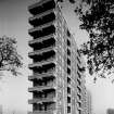 Photographic view of tower blocks.  Completion Photograph.
Scanned image of B 78689.  
