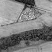 Burnbank, oblique aerial view, centred on the cropmarks of square and round barrows. Digital image of E/11112.