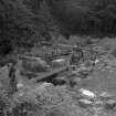 View showing foundations of drying shed