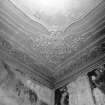 Edinburgh, 22 York Road, Grange House, interior.
Detail of drawing room ceiling plaster.