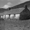 Auchindrain, Building H. View of house and byre.