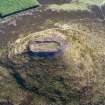 Oblique aerial view of Tap O' Noth vitrified fort, taken from the NE. Digital image of D/69208/CN.