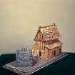 Copy of colour slide showing model of Celtic wooden church and stone cell in Paisley Museum
NMRS Survey of Private Collection
Digital Image Only