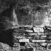 Copy of black and white photograph, view showing rock cut crosses, St Columba's cave Ellary, Knapdale
NMRS Survey of Private Collection
Digital Image Only