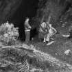 Copy of black and white photograph, view of 'dump' in foreground, St Columba's cave Ellary, Knapdale
NMRS Survey of Private Collection
Digital Image Only