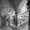 Interior-general view of marble staircase
Digital image of B 64019