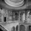 Interior-general view of marble staircase and upper landing
