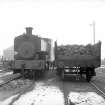 View showing NCB locomotive near coal washery