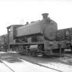 View showing NCB locomotive near coal washery