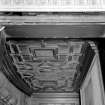 View of ceiling on inglenook in the music room.
Digital image of AY 3289.