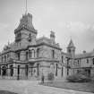 Gallowhill House, Paisley, view of entrance front.
