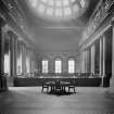 View of interior of Banking Hall at the British Linen Bank, St Andrews Square, Edinburgh. 
