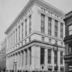 General view of Bank of Scotland, St Vincent Street. 
Vintage retouched copy ( figures added etc ) taken from BL 29581/1A.
